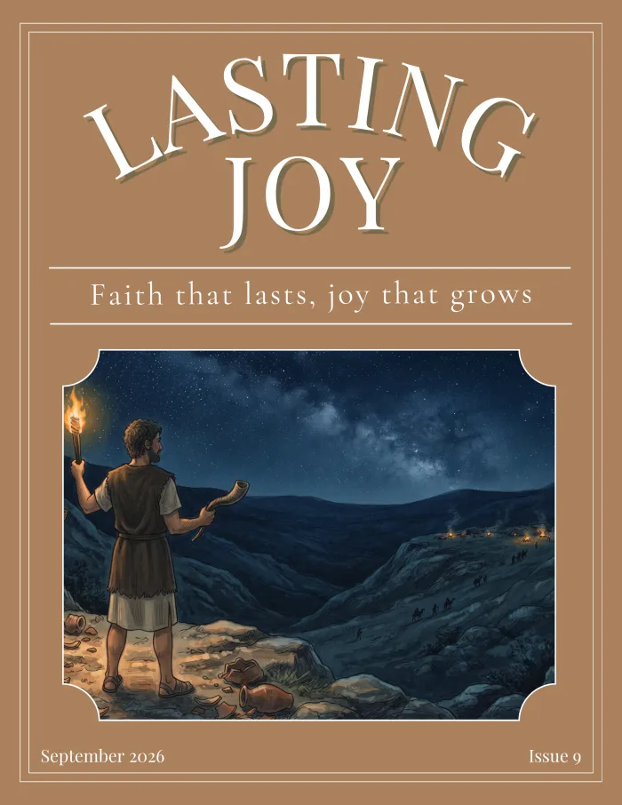 The cover of a recent Lasting Joy issue